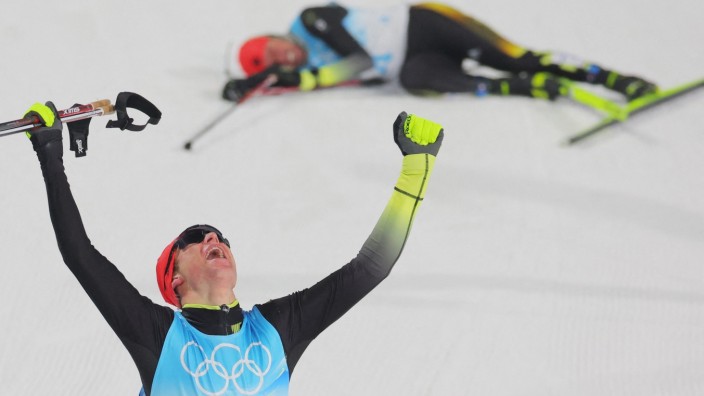 Olympia 2022: Karl Geiger feiert Gold in der Nordischen Kombination