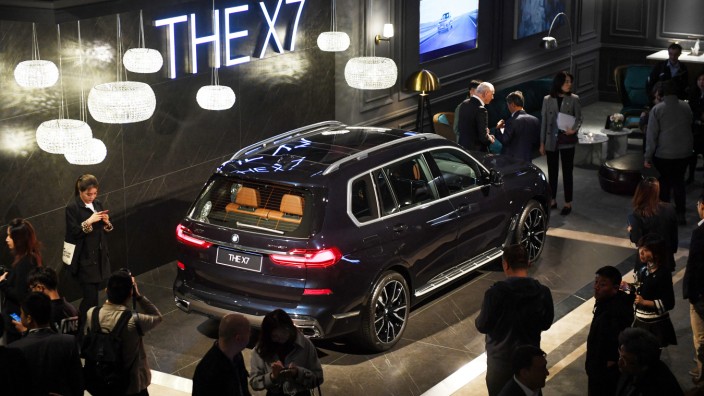 Börse: Das Objekt der Begierde: Ein BMW X7 bei der Shanghaier Automesse im April 2019.