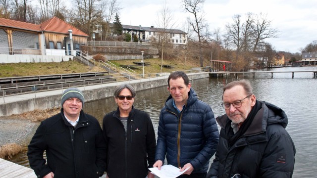 Ebersberg: Sind schon an der Planung: Florian Hellmich, Georg Schuder, Georg Schober und Thomas Warg (von links).