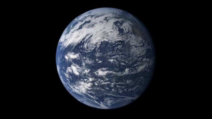 Astronomie: Die Erdoberfläche ist nur zu einem Drittel von Landmassen bedeckt - der Rest ist Wasser.