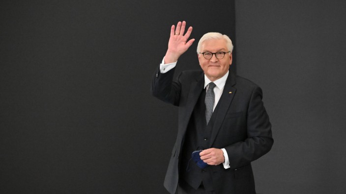Bundespräsident wiedergewählt: Mit 1045 Stimmen wiedergewählt: Frank-Walter Steinmeier, alter und neuer Bundespräsident.