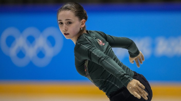 Olympia 2022: Die russische Eiskunstläuferin Kamila Walijewa