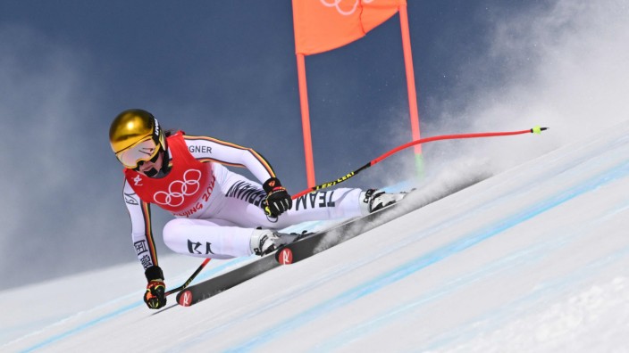 Ski alpin bei Olympia: Kira Weidle für bei den Winterspielen auf Platz vier.