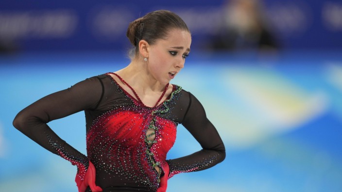 Eiskunstlauf: Kamila Walijewa strauchelte während der Kür mehrmals.