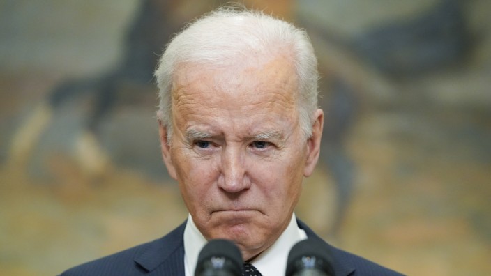 US-Reaktion: Präsident Joe Biden musste sich gegen Vorwürfe verteidigen, eine Appeasement-Politik gegenüber Russland zu betreiben. Nun hat er harte Sanktionen ergriffen.