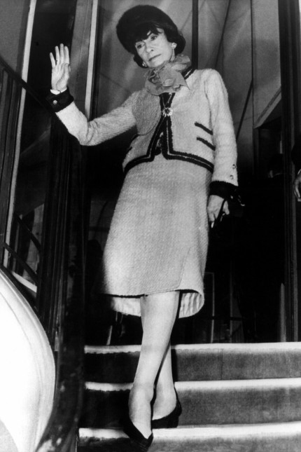 The relationship between fashion and art: Coco Chanel in a costume she designed.