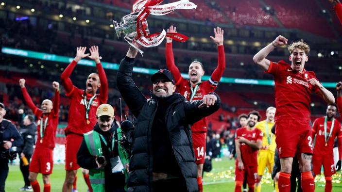 Wembley: Mit neun Erfolgen ist Liverpool nun alleiniger Rekordsieger im englischen Ligapokal.