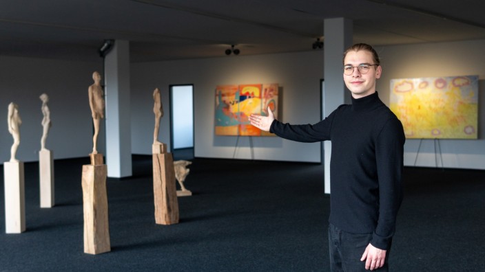 Neuland: Wo ein leerstehendes Bürogebäude ist, will Finn Schorlau Raum für junge Künstlerinnen und Künstler schaffen.