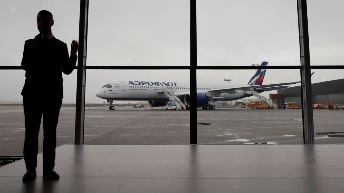 Sanktionen: Vor allem die russische Staatsairline Aeroflot spürt die Auswirkungen der Sanktionen massiv.