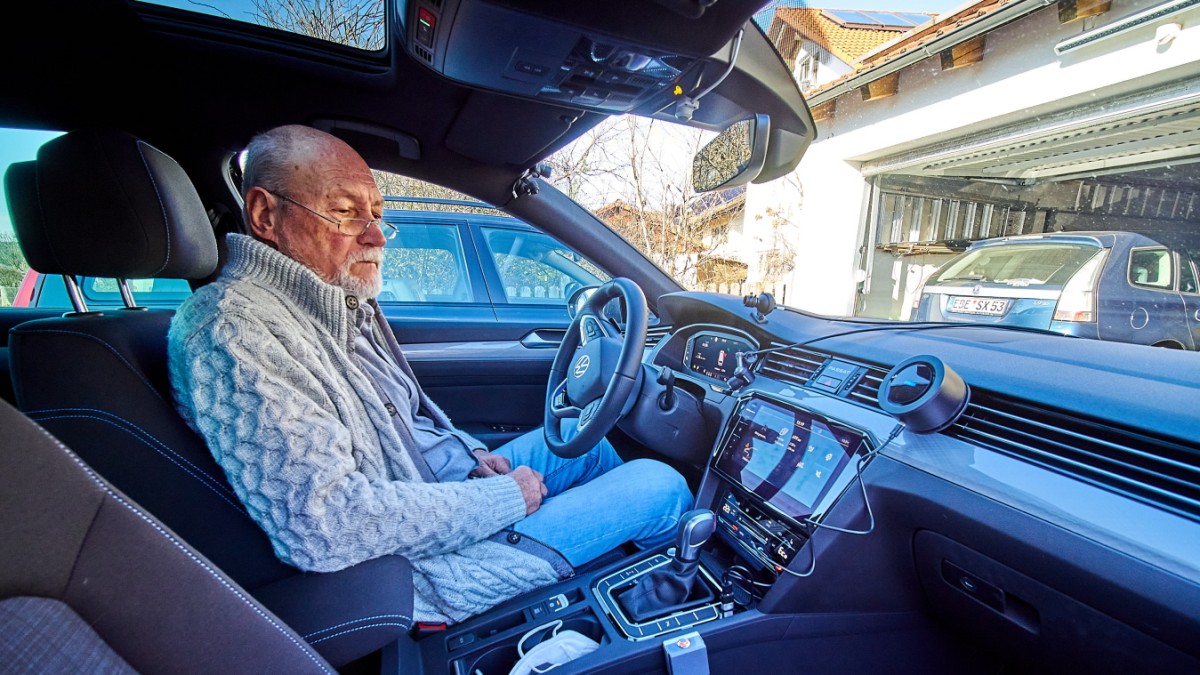 Autonomous driving: Max Schmidt tests new technology – Ebersberg