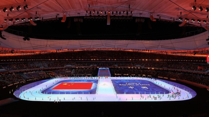 Winterspiele: Das Vogelnest-Stadion in Peking.