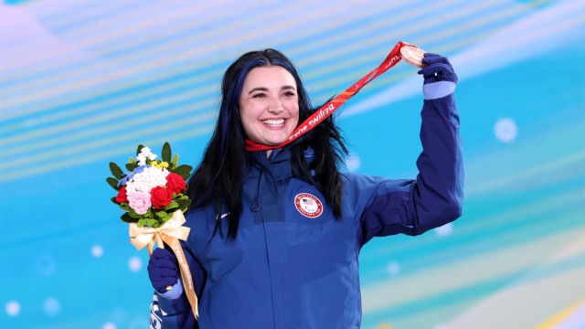 Paralympics: Glücklich mit Bronze: Brenna Huckaby.