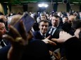 Wahl in Frankreich: Präsident Emmanuel Macron bei einer Wahlkampfveranstaltung