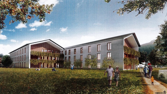 Bauprojekt in Lenggries: Die Kosten für das neue Pflegeheim in Lenggries steigen um 2,5 Millionen auf jetzt 24 Millionen Euro.