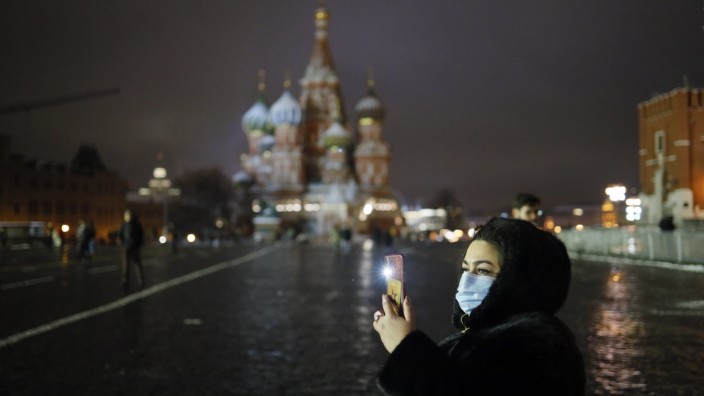 Ukraine-Krieg: Selfie vom Roten Platz? Wird schwierig: Instagram und Facebook sind in Russland gesperrt.