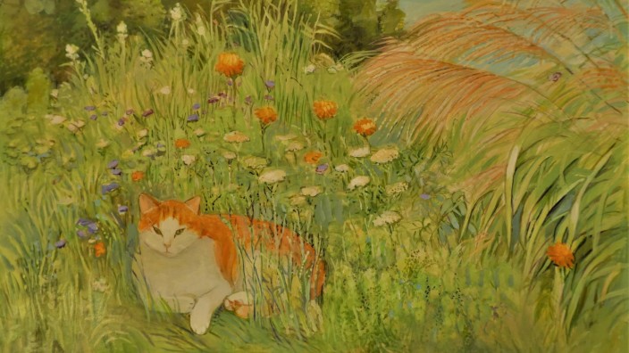 Von Gelting bis Kochel am See: Die Malerin Cornelie Wolff zeigt Impressionen aus ihrem Garten.