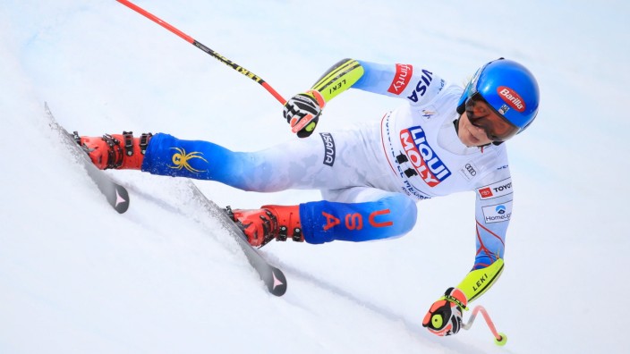 Ski alpin: Auf dem Weg zum nächsten Gesamtweltcupsieg: Mikaela Shiffrin fährt im Super G am Donnerstag in Courchevel auf Rang zwei.