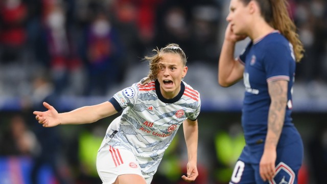 The Champions League: Auxiliaries and all players in the away league in Paris are: The national champion Klara Bühl was awarded a free run of 1: 2.