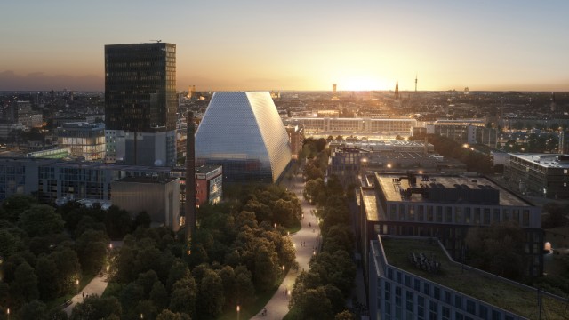 Bauprojekt in München: Ein Leuchtturmprojekt: So war das neue Konzerthaus im Werksviertel am Münchner Ostbahnhof bisher geplant.