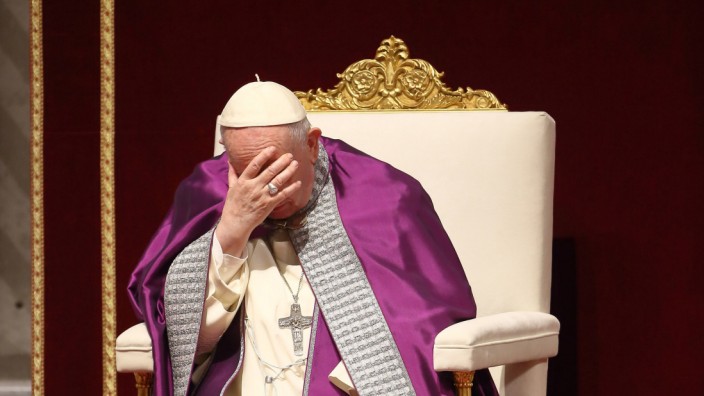 Prantls Blick: Der Papst am vergangenen Freitag im Vatikan.