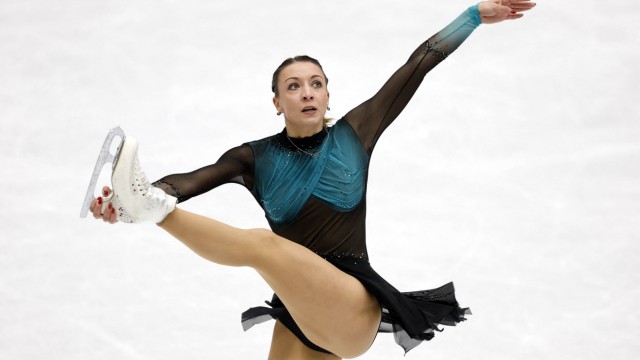 Eiskunstlauf: Höchstbewertete Kür ihrer Karriere: Die Deutsche Nicole Schott wird Zehnte bei der Weltmeisterschaft in Frankreich.
