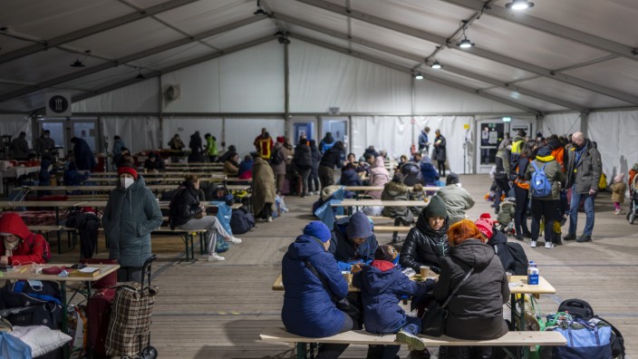 Ukraine-Konflikt - Flüchtlinge in Berlin