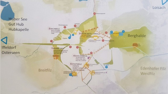 Unterlagen sind bereits eingereicht: Das Büro "Die Grille" aus Penzberg hat ein Konzept für die Bewerbung der Stadt für die Landesgartenschau 2028 erarbeitet.
