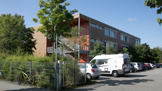 Grün-roter Plan: Das Schulzentrum an der Pfarrer-Grimm-Straße muss erweitert werden.