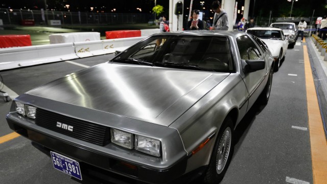 Serie 1972: Das Jahr, das bleibt, Folge 9: Überbleibsel des Stils der Siebziger: Ein DeLorean DMC-12, gebaut ab 1981, auf einer Automobilmesse in Tokyo 2016,