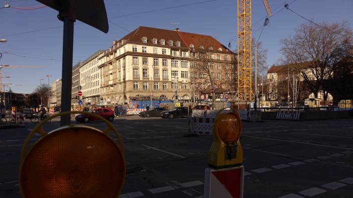 Verkehr in München: Eine Baustelle - und zwar schon recht lange: Rund um das Sendlinger Tor wird gebaut und gebaut.