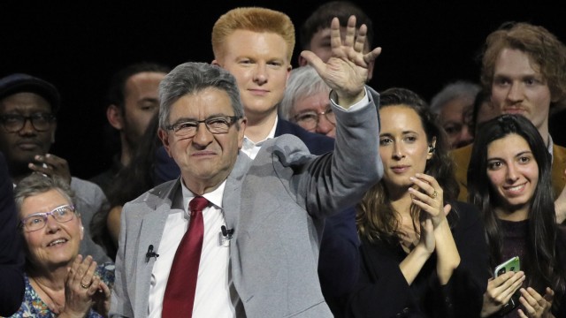 Linke: Seine Kompromisslosigkeit findet Anhänger: der linke Präsidentschaftskandidat Jean-Luc Mélenchon diese Woche in Lille.