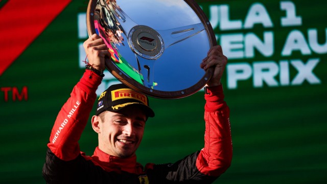 Max Verstappen in der Formel 1: Zweiter Sieg im dritten Saisonrennen: Charles Leclerc.