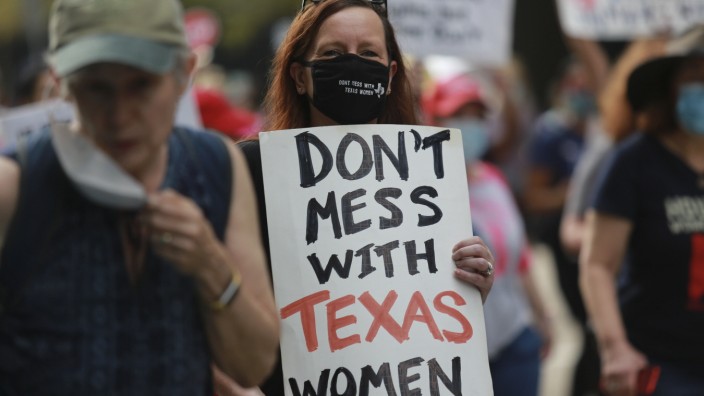 Abtreibung in den USA: Demonstration in Texas gegen schärfere Gesetze