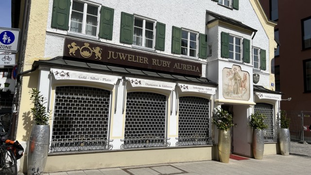 Fürstenfeldbruck: Der Juwelierladen Ruby Aurelia in Fürstenfeldbruck.