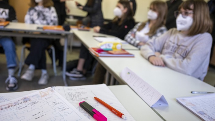 Bildungspolitik: In Berlin lernen ukrainische Schülerinnen und Schüler in sogenannten Willkommensklassen Deutsch.