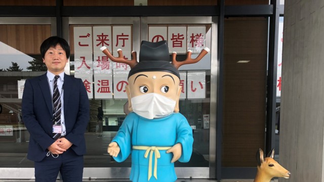Tourismus in Japan: Masato Kosaka, Tourismus-Chef in Nara, wünscht sich die ausländischen Touristen zurück.