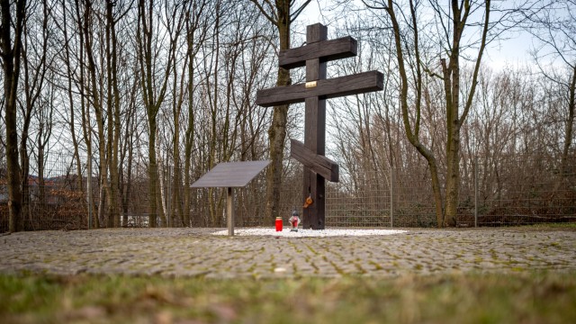 Bremen: Das Mahnmal in Oslebshausen erinnert an die russischen Lagerinsassen, die infolge von Zwangsarbeit und Krankheit starben.