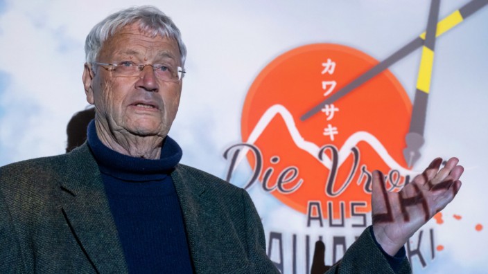 Japan und Bayern: Gerhard Polt bei der Vorstellung der Serie "Die Vroni aus Kawasaki" in München.