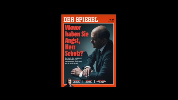 Olaf Scholz im "Spiegel": Scholz im Schatten: Das neue "Spiegel"-Cover.