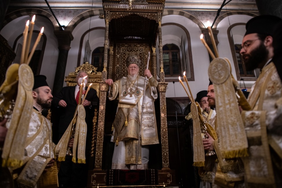 BESTPIX Eastern Orthodox Christian Patriarch Bartholomew Leads Easter Rituals