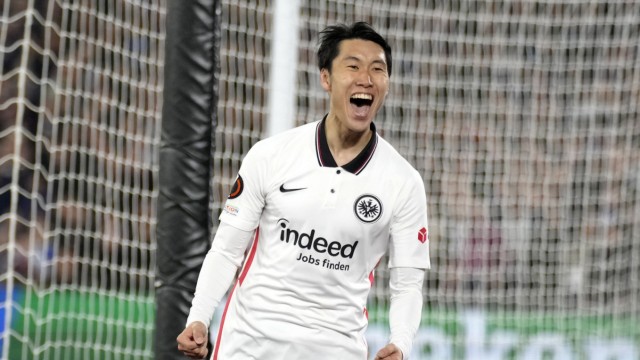Europa League: Winning goal scorer: Daichi Kamada of Frankfurt.