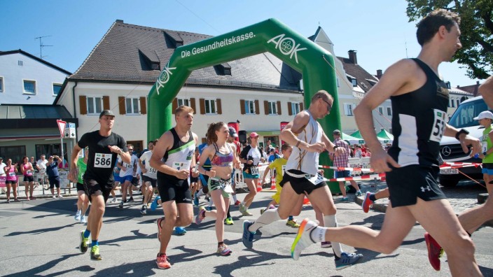 Sportevent: 2019 starteten zuletzt die Läuferinnen und Läufer zu ihrer Runde um die Kreisstadt. Danach folgten zwei Jahre Pandemie-Pause.