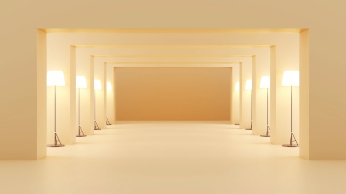 Innenarchitektur: Helle Beleuchtung im Flur, dimmbares Licht für das Schlafzimmer - Lichtkonzepte sollten von Raum zu Raum variieren.