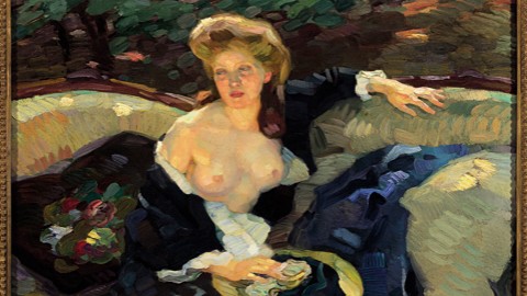 Prien: Leo Putz, Morgensonne, gemalt 1907 (Sammlung Siegfried Unterberger).