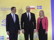 Ukraine-Krieg - Internationale Geberkonferenz in Warschau