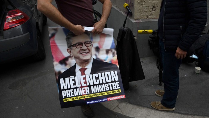 Frankreich: Der Linke Jean-Luc Mélenchon kam in der ersten Runde der Präsidentschaftswahl auf fast 22 Prozent. Nun will er Premierminister werden.