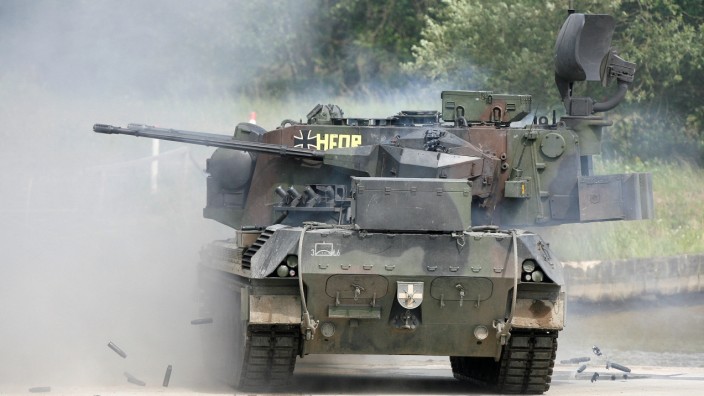 Munitionslieferung an die Ukraine: Die von Deutschland an die Ukraine gelieferten "Gepard" benötigen mehr Munition.