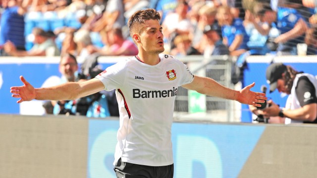 60. Bundesliga-Saison: Gehört längst zur Leverkusener Schickeria: Patrik Schick hat sich mit 24 Toren in 27 Spielen einen Namen gemacht.