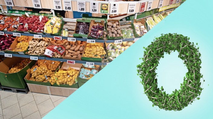 Die grüne Null: Im Sommer startet Lidl eine Initiative gegen Lebensmittelverschwendung: Obst und Gemüse, das optische Fehler oder Druckstellen hat, landet künftig in "Rettertüten".