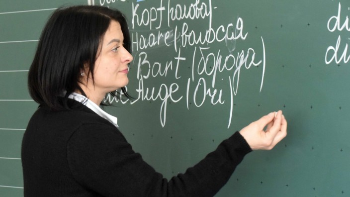 Integration: Die diplomierte Grundschullehrerin Nataliya Prommersberger hat der Krieg zurück in die Schule geführt.